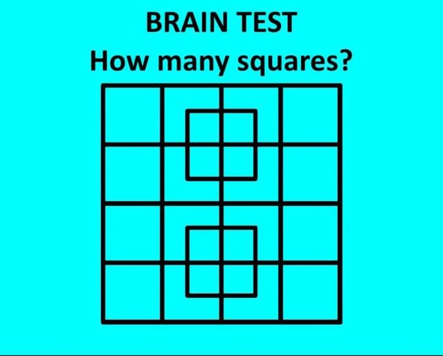 Test Your Perception: How Many Squares Do You See?