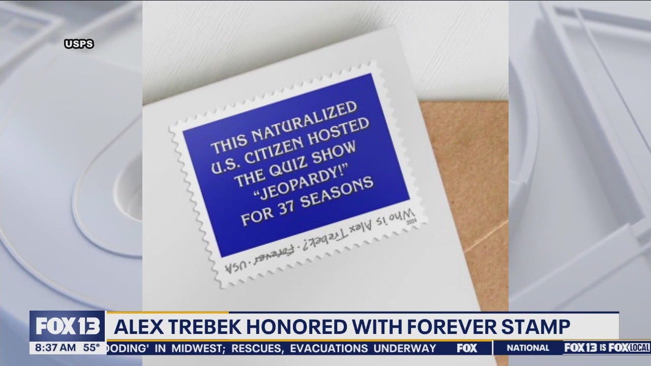 Who is… Alex Trebek? Former ‘Jeopardy!’ Host to Be Honored with USPS Forever Stamp