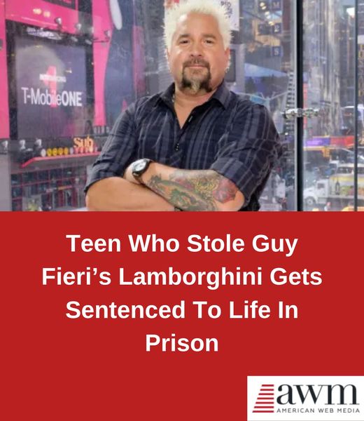 Teen Who Stole Guy Fieri’s Lamborghini Gets Sentenced To Life In Prison