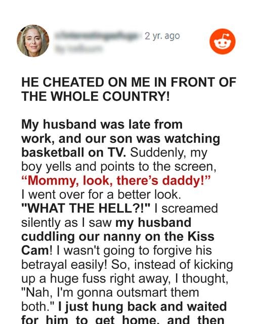 Woman Sees Husband with Their Nanny in Kissing Cam while Watching Basketball Game