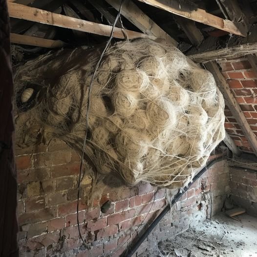 Man Thinks He Found “Hornets” Nest In Attic