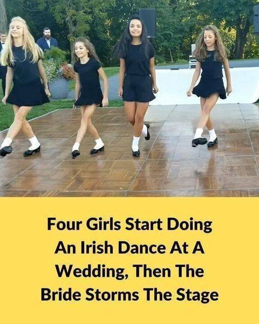 Irish Dance Surprise: Four Girls Rock The Wedding Reception With An Irish Dance