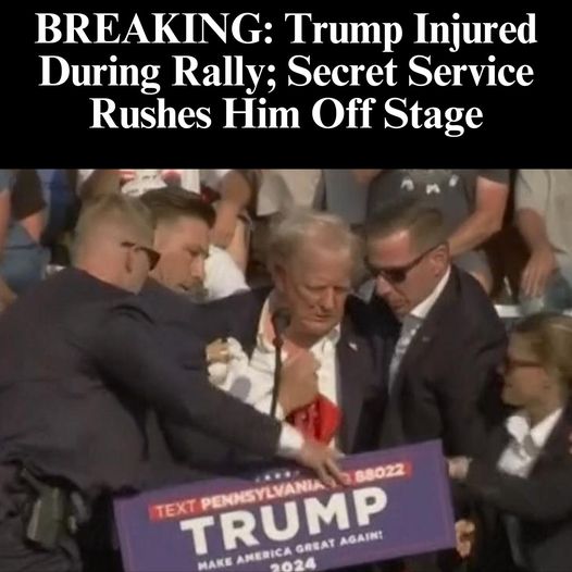 BREAKING: Former President Trump Injured During Rally; Secret Service Evacuates