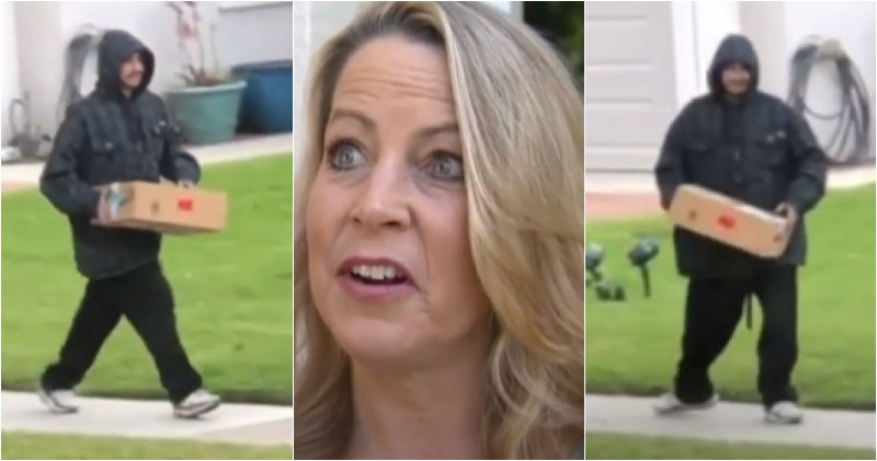 VIDEO: Fed-Up Mom’s Encounter With Porch Pirate Goes Viral, Scares Him Into ‘Doing The Right Thing’