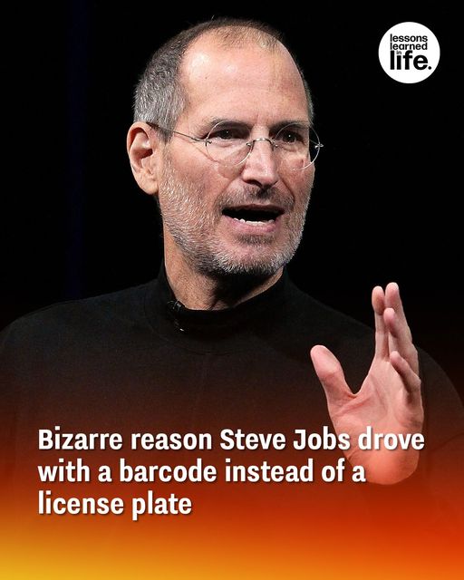 Bizarre reason Steve Jobs drove with a barcode instead of a license plate