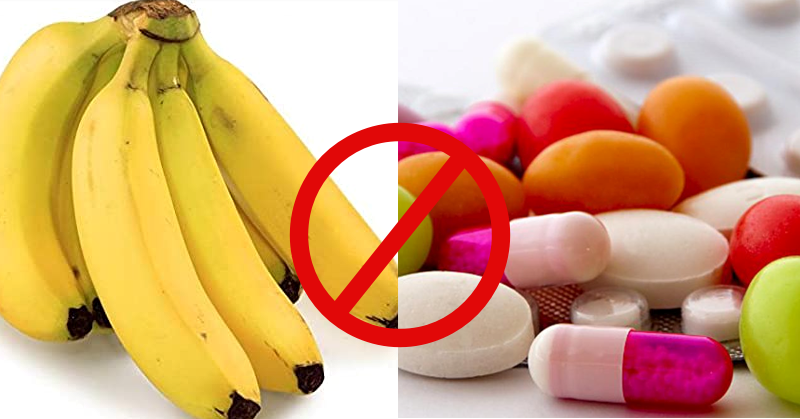 Never eat bananas when you take this medication. Many people probably do not know this