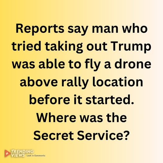 Trump shooter used drone before rally started, reports say