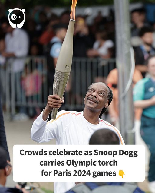 Snoop Dogg Carries Olympic Torch For Paris 2024 Games As “Special Correspondent”