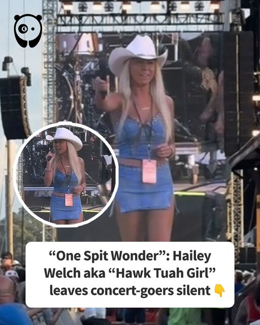 Concert Crowd Goes Completely Silent During “Hawk Tuah Girl” Hailey Welch’s Appearance