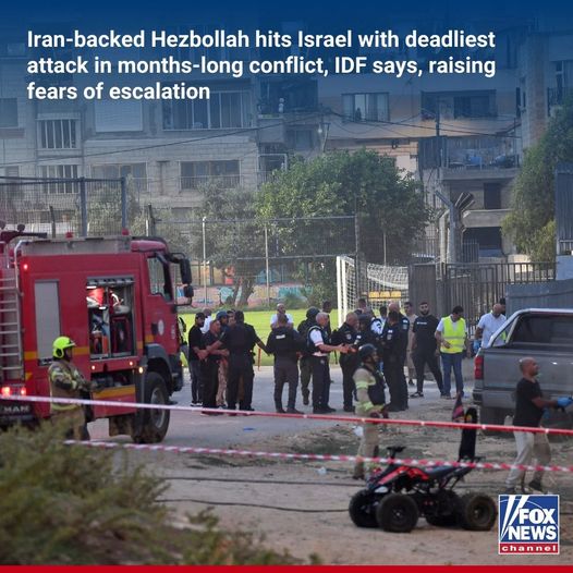 Hezbollah Hits Israel with Deadliest Attack in Months-Long Conflict, IDF Says, Raising Fears of Escalation