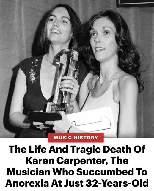 The Life And Tragic Death Of Karen Carpenter, The Musician Who Succumbed To Anorexia At 32