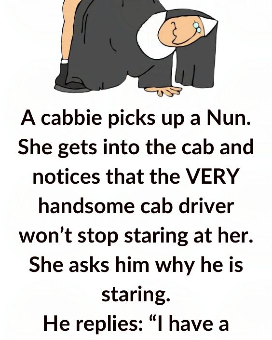 A Cabbie Picks Up A Nun