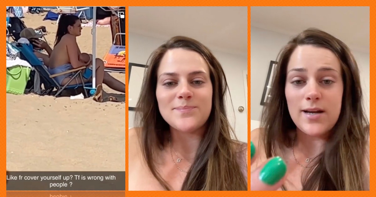 A Mom Stumbled Upon A Video Of Herself Breastfeeding In Public