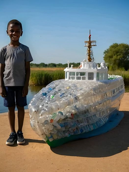 Instructions on How to Make a Boat from Plastic Bottles