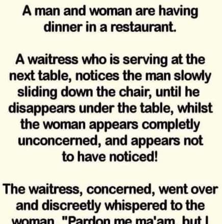 Gentleman Disappears at Restaurant, Leads to Hilarious Confusion