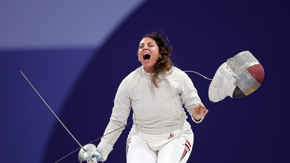 Olympic fencer reveals she was 7 months pregnant while competing