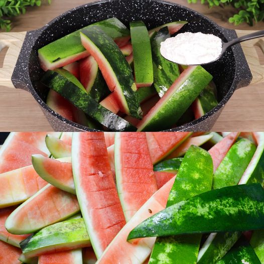 Innovative Kitchen Hack: Adding Baking Soda to Watermelon Rind