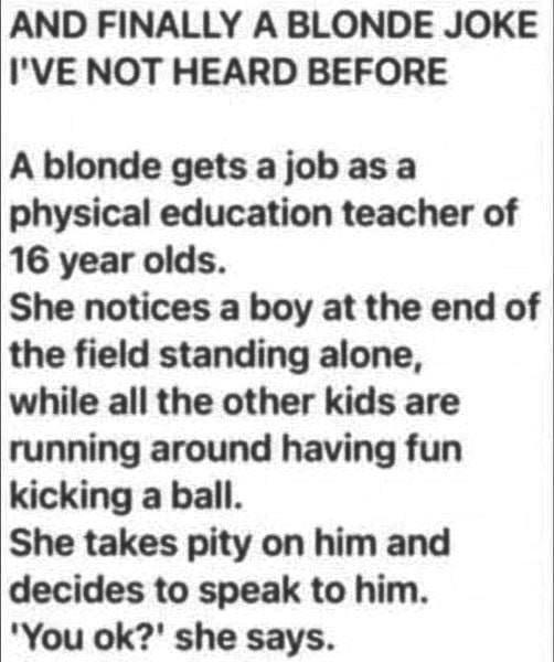 The Blonde Joke You Haven’t Heard Before! 😂