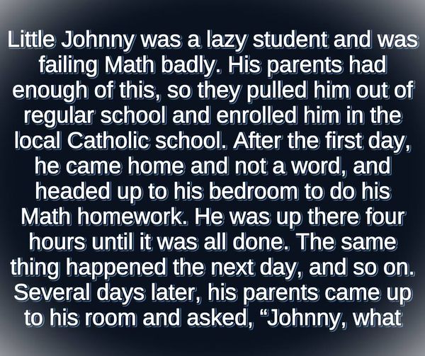 The Astonishing Transformation of Little Johnny: A Misunderstood Math Genius