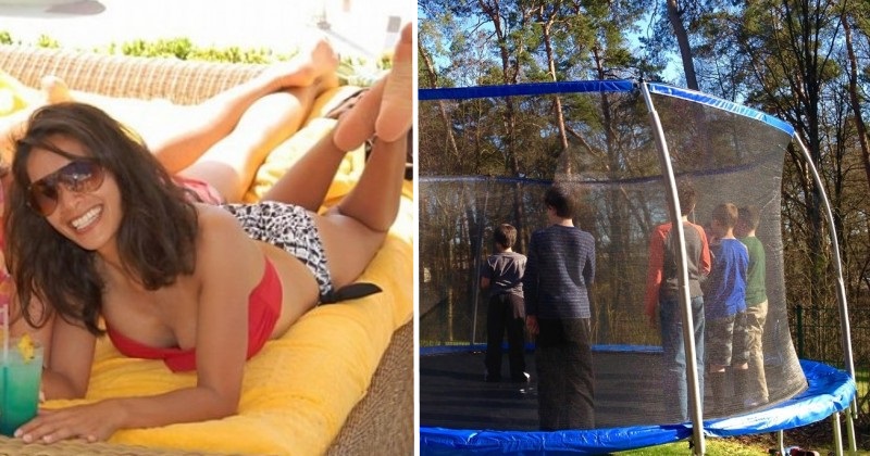 Boys Freeze Mid-Air on Trampoline: What Made Them Stop Cold?