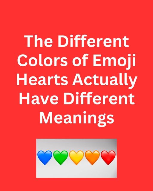 The Hidden Meaning Behind Emoji Heart Colors