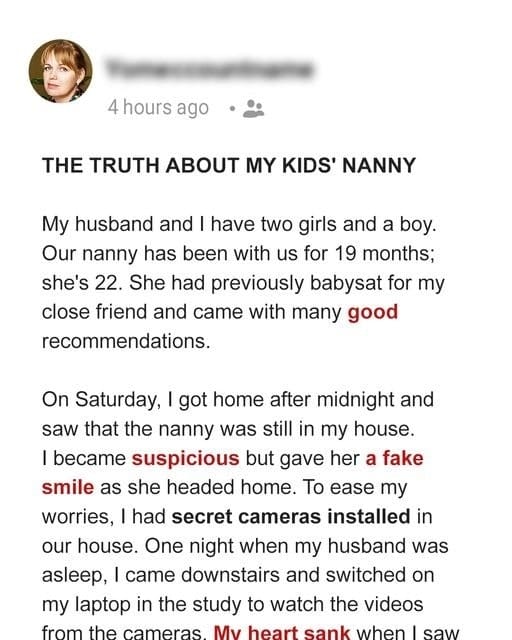 How My Sneaky Nanny Investigation Turned My Life Upside Down