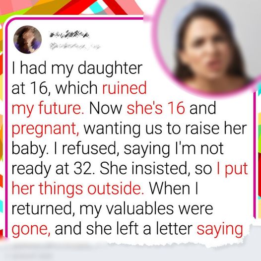 I Refuse to Raise Another Baby, So I Threw My Pregnant 16-Year-Old Daughter Out of My Home