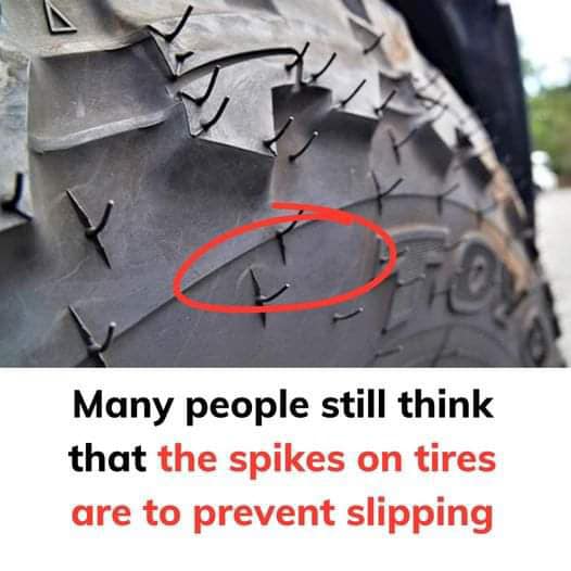 Guess What? Those Spikes on Your Motorcycle Tires Aren’t What You Think!