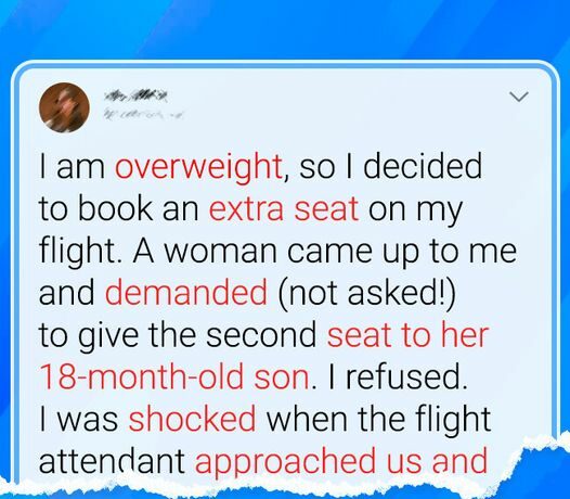 A Woman Tried to Steal My Seat for Her Child, and the Flight Attendant’s Reaction Shocked Me