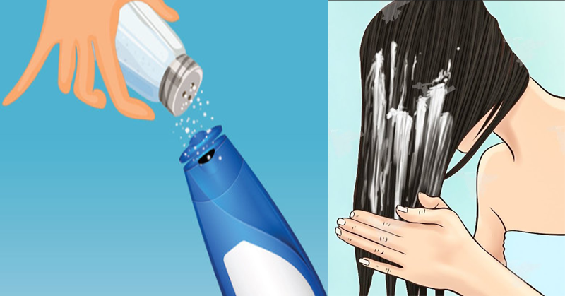 Add Salt In Your Shampoo Before Showering To Solve One Of The Biggest Hair Problems