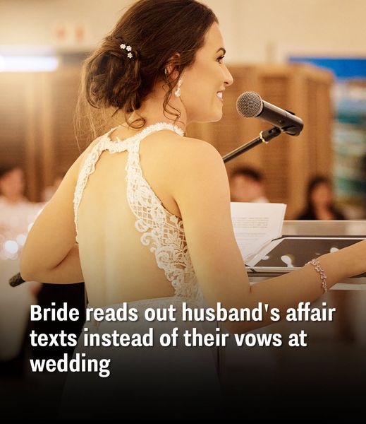 Bride Reads Out Fiancé’s Shocking Affair Texts Instead Of Their Vows At Wedding