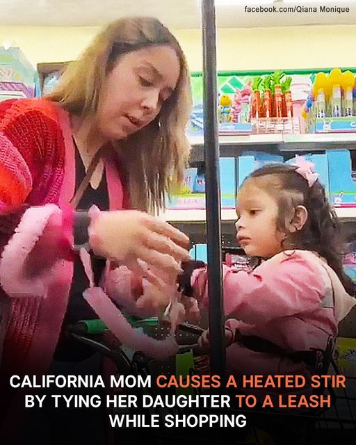 California Mom Causes a Heated Stir by Putting Daughter’s Wrist on a Leash While Shopping