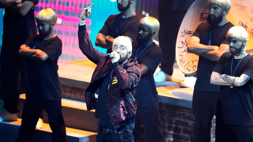 2024 MTV VMAs: Eminem kicks off show with epic performance of ‘Houdini’