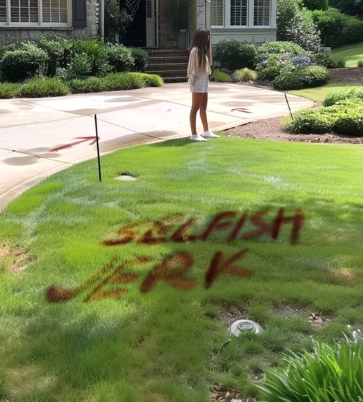 My Neighbor Painted an Insult on My Lawn, So I Taught Him a Lesson He Won’t Forget