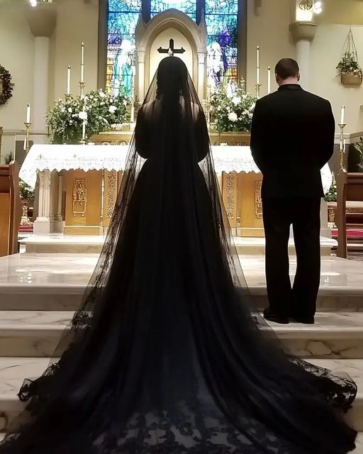 My Fiancée Wore a Black Dress to Our Wedding