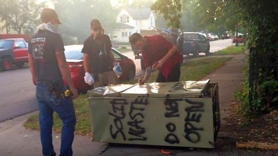 On the Street, They Came Upon a Refrigerator with the Message, “DO NOT OPEN.”