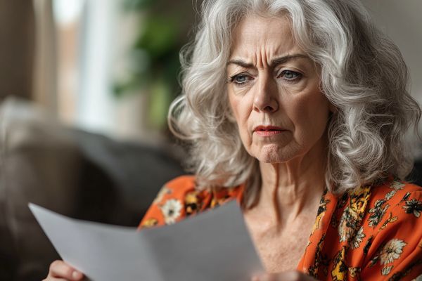 A woman reading a note sent by her daughter-in-law | Source: Midjourney