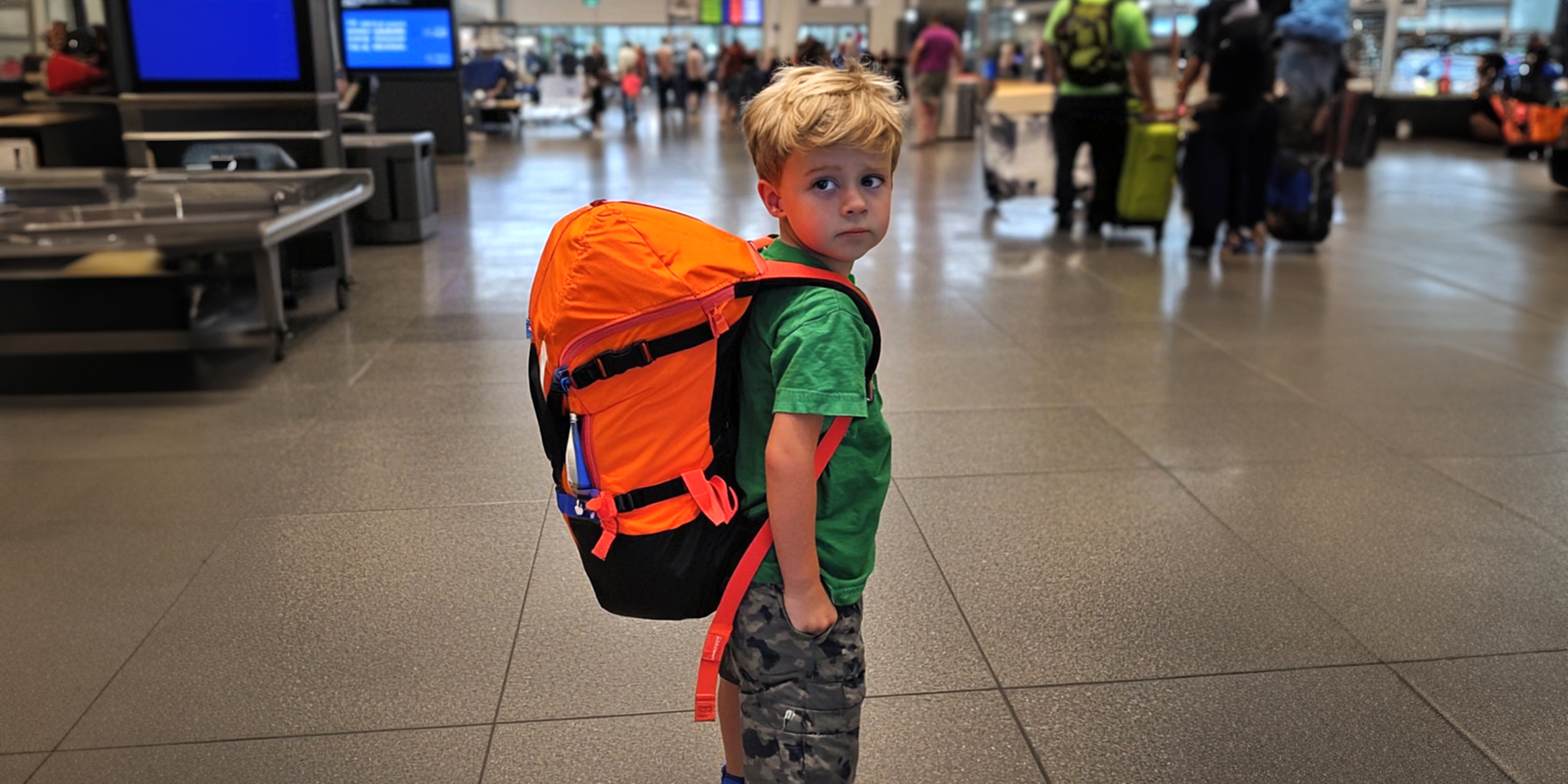 I Saw a Lost Child in the Airport — What He Had in His Backpack Made Me Gasp