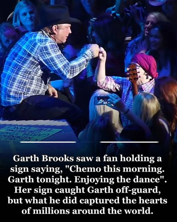 Teresa Shaw, a cancer patient who fought to see Garth Brooks perform, was the recipient of a heartfelt moment when the singer paused his concert mid-song. - VIDEO