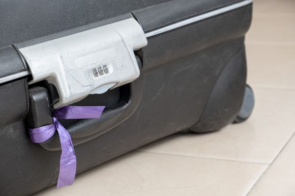 Colorful suitcases