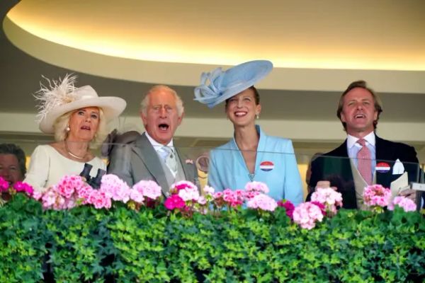 Prince Andrew leading the Royals